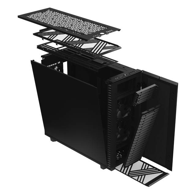 [中古] Define 7 TG Dark Tint FD-C-DEF7A-03 Amazon | Fractal Design Define 7 Black TG ミドルタワーPC